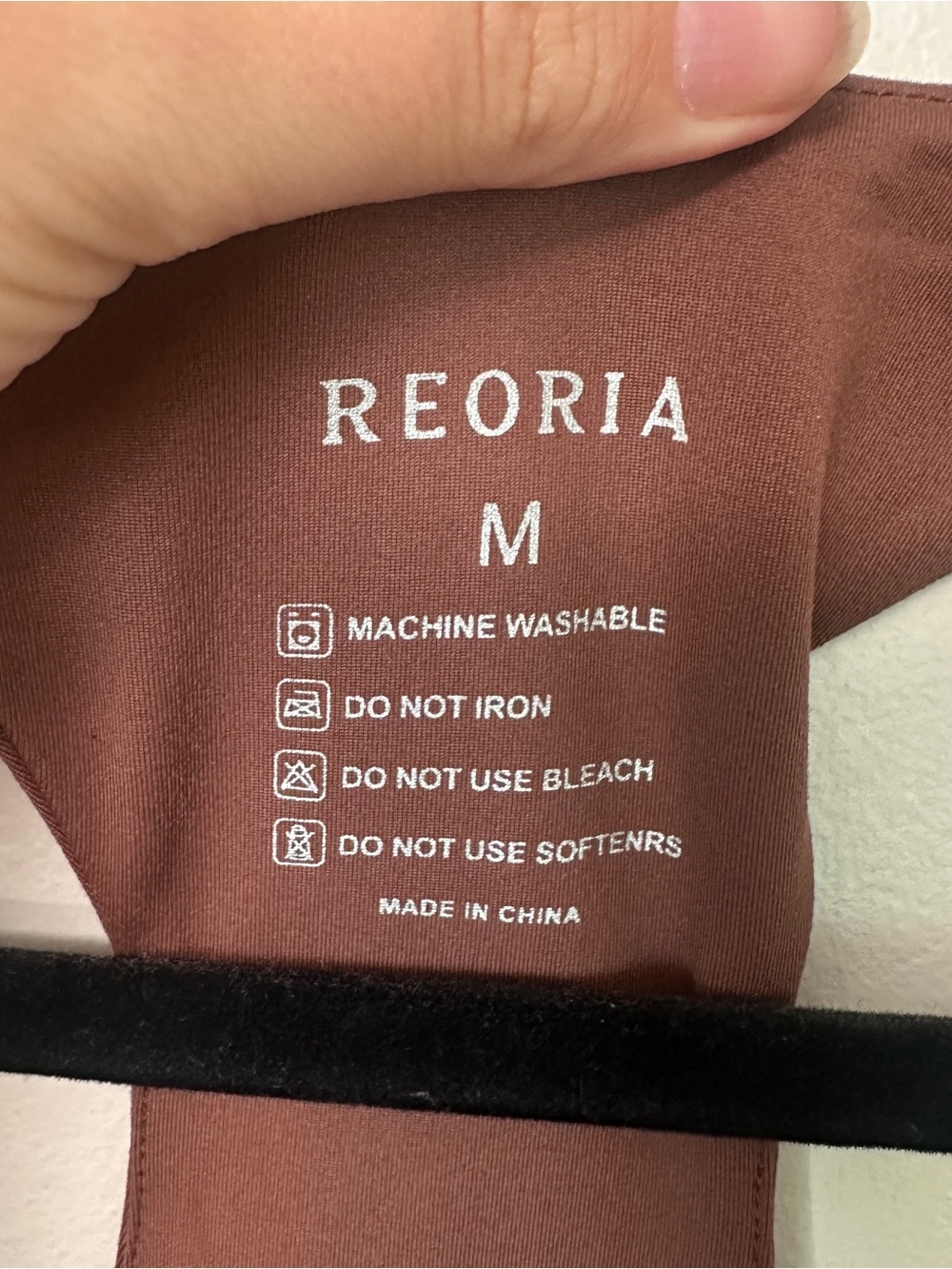 ReoRia Rust Brown Racerback Bodysuit - Picture 2 of 3